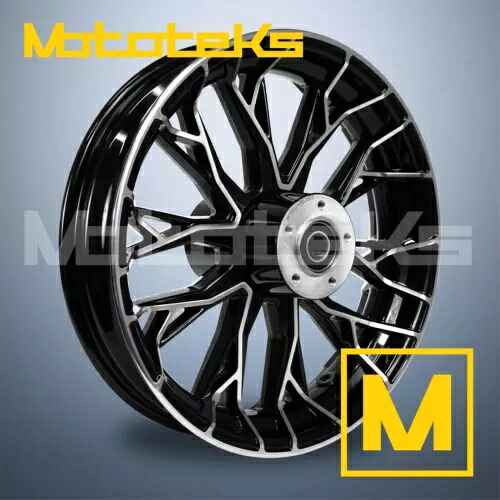 16インチ 16X3.5 RAIDER MAG ホイール ブラック マシン ハーレーツーリングモデル用 フロントリム 16\