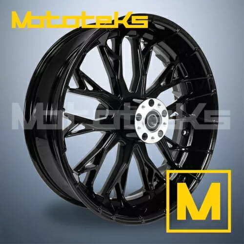16インチ 16X3.5 RAIDER MAG ホイール ブラック ハーレー ソフテイルモデル用 フロントリム 16\