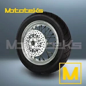 16X3.5 40 スポーク ホイール ステンレス ハーレー ツーリング バガー リア ブラック タイヤ (TR) 16X3.5 40 SPOKE WHEEL STAINLESS FOR HARLEY TOURING BAGGER REAR BLACK TIRE (TR) 【並行輸入品】｜カスタムパーツ WORLD倉庫