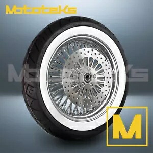 16インチ 16X3.5 ファットスポークホイール 52 ステンレス ハーレースポーツスターモデル用 フロントリム 16\