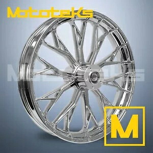 21インチ 21X3.5 RAIDER MAG ホイール クローム ハーレー ソフテイルモデル用 フロントリム 21" 21X3.5 RAIDER MAG WHEEL CHROME FOR HARLEY SOFTAIL MODELS FRONT RIM 【並行輸入品】｜カスタムパーツ WORLD倉庫