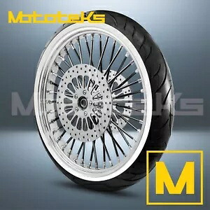 26インチ 26X3.5 ファット スポーク ホイール ハーレー ツーリング バガー フロント用 40 ステンレス スポーク 26" 26X3.5 FAT SPOKE WHEEL 40 STAINLESS SPOKES FOR HARLEY TOURING BAGGER FRONT 【並行輸入品】|カスタムパーツ WORLD倉庫