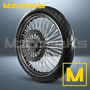 21インチ 21X2.15 ファット スポーク ホイール 52 ブラック ハーレー ダイナ スポーツスター モデル フロント用 21" 21X2.15 FAT SPOKE WHEEL 52 BLACK FOR HARLEY DYNA SPORTSTER MODELS FRONT 【並行輸入品】|カスタムパーツ WORLD倉庫