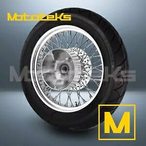 18X5.5 60 スポーク ホイール ステンレス ハーレー ツーリング バガー クッシュ リア ブラック タイヤ(TR) 18X5.5 60 SPOKE WHEEL STAINLESS HARLEY TOURING BAGGER CUSH REAR BLACK TIRE(TR) 【並行輸入品】
