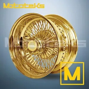13X7 ルクソール ワイヤー ホイール 72 ストレート レブ リム 24K オール ゴールド シングル 1 個セット 13X7 LUXOR WIRE WHEELS 72 STRAIGHT REV RIM 24K ALL GOLD SINGLE 1 PIECE SET 【並行輸入品】 210,100円