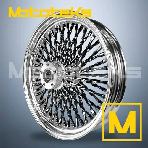21X2.15 カリファットスポークホイール 52 ステンレスハーレーソフテイル用フロントリム 21X2.15 CALI FAT SPOKE WHEEL 52 STAINLESS FOR HARLEY SOFTAIL FRONT RIM 【並行輸入品】｜カスタムパーツ WORLD倉庫