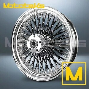 18X4.25 カリファットスポークホイール 52 ステンレスハーレーツーリングリアリム用 18X4.25 CALI FAT SPOKE WHEEL 52 STAINLESS FOR HARLEY TOURING REAR RIM 【並行輸入品】|カスタムパーツ WORLD倉庫