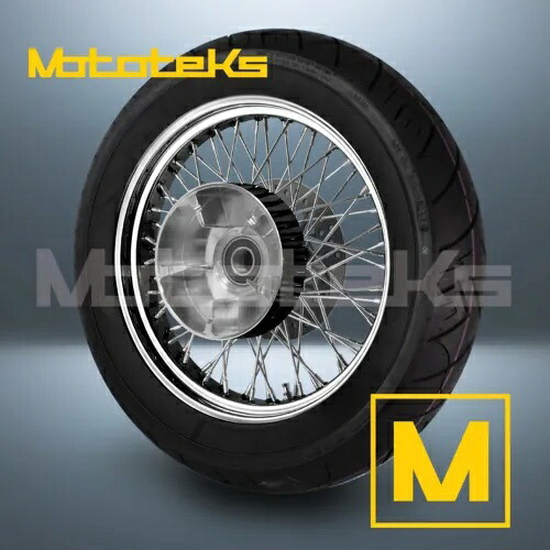 16X5.5 60 スポーク ホイール ステンレス ハーレー ツーリング バガー クッシュ リア ブラック タイヤ (TR) 16X5.5 60 SPOKE WHEEL STAINLESS HARLEY TOURING BAGGER CUSH REAR BLACK TIRE (TR) 【並行輸入品】