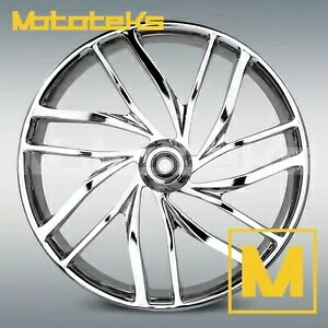 18X5.5 ライズ クローム ホイール ハーレー ツーリング バガー モデル用 リア リム クッション 18X5.5 RISE CHROME WHEEL FOR HARLEY TOURING BAGGER MODELS REAR RIM CUSH 【並行輸入品】