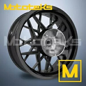 18X5.5 RAZOR MAG ホイール ブラック ハーレー ツーリング クッシュ リアリム プロディジー スタイル用 18X5.5 RAZOR MAG WHEEL BLACK FOR HARLEY TOURING CUSH REAR RIM PRODIGY STYLE 【並行輸入品】