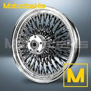 18インチ 18X5.5 カリ ファット スポーク ホイール 52 ステンレス ハーレー ソフテイル ダイナ リアリム用 18\