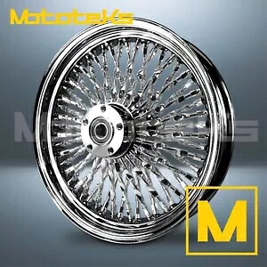 18インチ 18X8.5 カリ ファット スポーク ホイール 52 ステンレス ハーレー ソフテイル用 リアリム 18\