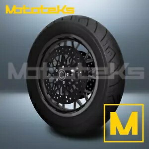 16X3.5 レイザー マグ ホイール ブラック ハーレー ツーリング フロント リム モデル プロディジー スタイル用 16X3.5 RAZOR MAG WHEEL BLACK FOR HARLEY TOURING FRONT RIM MODELS PRODIGY STYLE 【並行輸入品】｜カスタムパーツ WORLD倉庫 128,150円