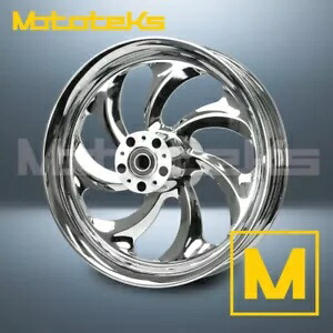 16インチ 16x3.5 ストームマグ ホイール クローム ハーレー ソフテイル モデル フロント用 16\