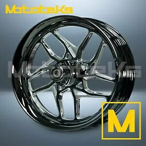 16インチ 16x3.5 HERO MAG ホイール ブラック マシン ハーレーツーリングバガーフロント用 16\