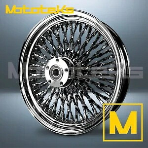 18X4.25 カリファットスポークホイール 52 ステンレスハーレーツーリングリアリム用 18X4.25 CALI FAT SPOKE WHEEL 52 STAINLESS FOR HARLEY TOURING REAR RIM 【並行輸入品】