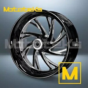 16インチ 16x3.5 NEO MAG ホイール ブラック マシン ハーレー ソフテイル モデル フロント用 16\