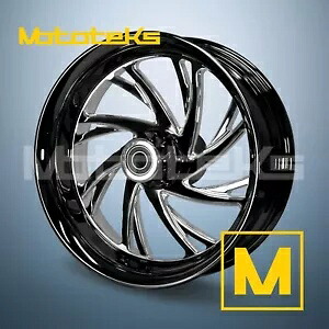 18インチ 18X5.5 NEO MAG ホイール ブラック マシン ハーレー ソフテイル モデル リアリム用 18" 18X5.5 NEO MAG WHEEL BLACK MACHINE FOR HARLEY SOFTAIL MODELS REAR RIM 【並行輸入品】｜カスタムパーツ WORLD倉庫