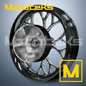 18インチ 18x5.5 ウイルス マグ ホイール ブラック マシン ハーレー ツーリング バガー リア用 18\