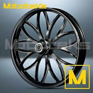21インチ 21x3.25 レイブ マグ ホイール ブラック ハーレー ソフテイル フロント用 21\