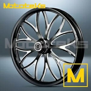 21インチ 21x3.25 レイブ マグ ホイール ブラック マシン ハーレー ツーリング バガー フロント用 21\