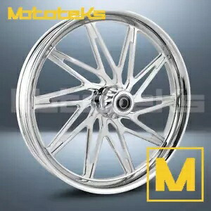 21インチ 21x2.15 エッジ マグ ホイール クローム ハーレー ソフテイル フロント用 21\