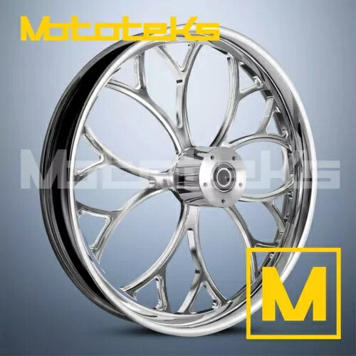 21インチ 21x2.15 ウイルスマグ ホイール クローム ハーレー ソフテイル フロント用 21" 21x2.15 VIRUS MAG WHEEL CHROME FOR HARLEY SOFTAIL FRONT 【並行輸入品】｜カスタムパーツ WORLD倉庫