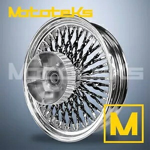 18X5.5 カリファットスポークホイール 52 ステンレスハーレーツーリング用リアクッションリム 18X5.5 CALI FAT SPOKE WHEEL 52 STAINLESS FOR HARLEY TOURING REAR CUSH RIM 【並行輸入品】