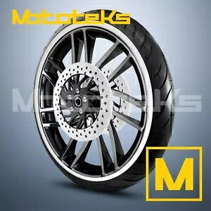 23X3.5 ライズ マグ ホイール ブラック フロント ハーレー ツーリング バガー 00-UP タイヤ & ローター用 23X3.5 RISE MAG WHEEL BLACK FRONT FOR HARLEY TOURING BAGGER 00-UP TIRE & ROTORS 【並行輸入品】 145,200円