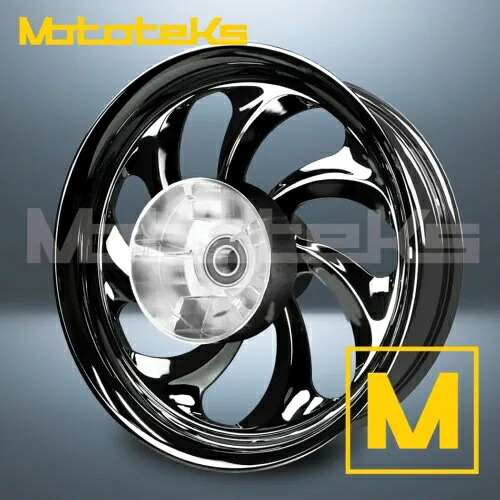 16インチ 16X5.5 ストームマグホイール ブラック ハーレーツーリングバガークッシュリア用 16\