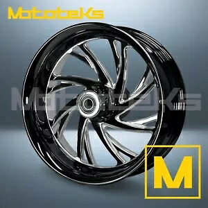 16インチ 16X5.5 NEO MAG ホイール ブラック マシン ハーレーツーリング バガークッシュ リア用 16\