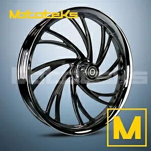23インチ 23x3.5 NEO MAG ホイール ブラック ハーレーツーリングバガーフロント用 23\