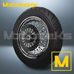 16X3.5 カリファットスポークホイール 52 ステンレスハーレーツーリングリアリム用 16X3.5 CALI FAT SPOKE WHEEL 52 STAINLESS FOR HARLEY TOURING REAR RIM 【並行輸入品】
