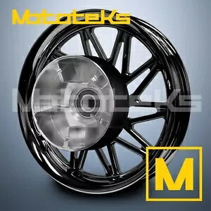 18インチ 18X5.5 エッジ マグ ホイール ブラック ハーレー ツーリング バガー クッシュ リア用 18\
