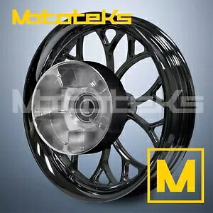 18インチ 18X5.5 ウイルスマグホイール ブラック ハーレーツーリングバガークッシュリア用 18\