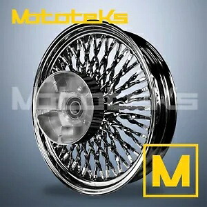 16X5.5 カリファットスポークホイール 52 ステンレスハーレーツーリング用リアクッションリム 16X5.5 CALI FAT SPOKE WHEEL 52 STAINLESS FOR HARLEY TOURING REAR CUSH RIM 【並行輸入品】