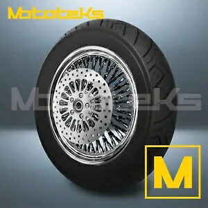 18X4.25 カリファットスポークホイール 52 ステンレスハーレーツーリングリアリム用 18X4.25 CALI FAT SPOKE WHEEL 52 STAINLESS FOR HARLEY TOURING REAR RIM 【並行輸入品】