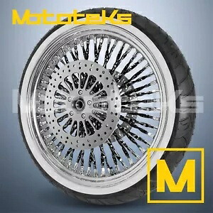 21X3.5 カリファットスポークホイール 52 ステンレスハーレーツーリング用フロントリム 21X3.5 CALI FAT SPOKE WHEEL 52 STAINLESS FOR HARLEY TOURING FRONT RIM 【並行輸入品】