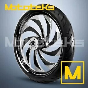 21インチ 21X3.25 VAIN MAG ホイール ブラック マシン インディアン ツーリング バガー ブラック タイヤ用 21\
