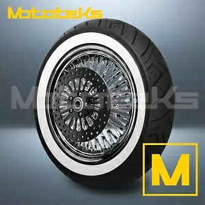 16インチ 16X5.5 カリ ファット スポーク ホイール 52 ステンレス ハーレー ソフテイル用 リアリム 16" 16X5.5 CALI FAT SPOKE WHEEL 52 STAINLESS FOR HARLEY SOFTAIL REAR RIM 【並行輸入品】｜カスタムパーツ WORLD倉庫