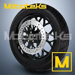 16インチ 16x3.5 ウイルスマグホイール ブラック ハーレーツーリングバガーリア用 16\