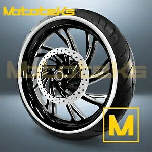 16インチ 16x3.5 NEO MAG ホイール ブラック マシン ハーレー ツーリング バガー リア用 16\