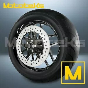 16インチ 16x3.5 HERO MAG ホイール ブラック マシン ハーレー ソフテイル モデル リアホイール用 16\
