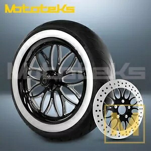 16インチ 16x3.5 レイブ マグ ホイール ブラック マシン ハーレー ソフテイル モデル リアホイール用 16" 16x3.5 RAVE MAG WHEEL BLACK MACHINE FOR HARLEY SOFTAIL MODELS REAR WHEEL 【並行輸入品】|カスタムパーツ WORLD倉庫