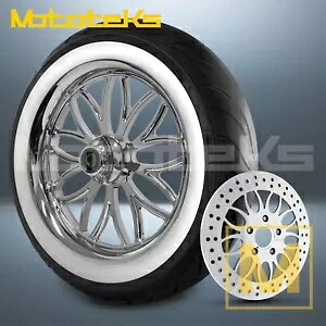 18インチ 18x3.5 レイブ マグ ホイール クローム ハーレー ソフテイル フロント用 18\