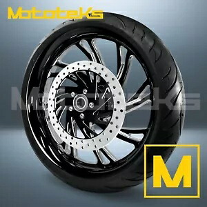 18インチ 18x5.5 NEO MAG ホイール ブラック マシン ハーレー ソフテイル モデル リアホイール用 18\