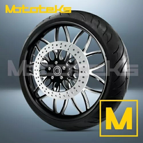 21インチ 21x3.25 レイブ マグ ホイール ブラック マシン ハーレー ソフテイル フロント用 21" 21x3.25 RAVE MAG WHEEL BLACK MACHINE FOR HARLEY SOFTAIL FRONT 【並行輸入品】|カスタムパーツ WORLD倉庫