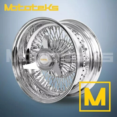14X7 ルクソール ワイヤー ホイール 72 ストレート REV クローム リム アダプター ノックオフ ハンマー 14X7 LUXOR WIRE WHEELS 72 STRAIGHT REV CHROME RIMS ADAPTER KNOCK OFF HAMMER 【並行輸入品】｜カスタムパーツ WORLD倉庫