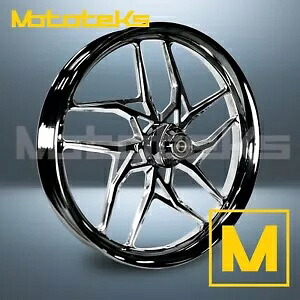 26インチ 26x3.75 HERO MAG ホイール ブラック マシン ハーレーツーリングバガーフロント用 26" 26x3.75 HERO MAG WHEEL BLACK MACHINE FOR HARLEY TOURING BAGGER FRONT 【並行輸入品】｜カスタムパーツ WORLD倉庫