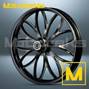 26インチ 26x3.75 レイブ マグ ホイール ブラック ハーレー ツーリング バガー フロント用 26\